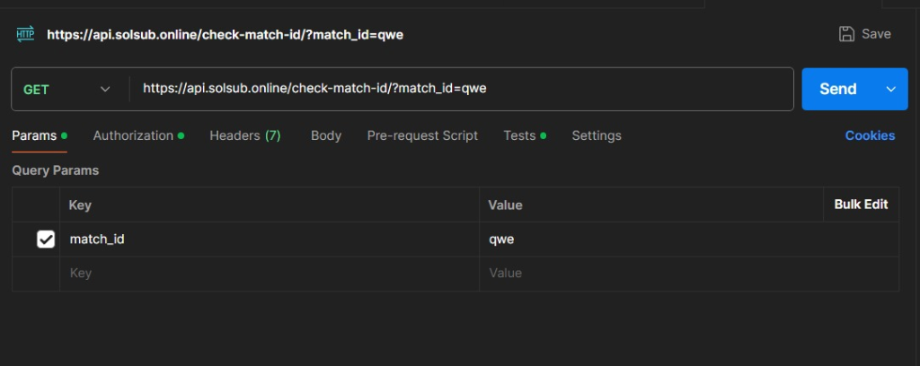 Query Parameters Example